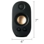 onn AC Powered Computer Speakers with Volume and Bass Controls, 7.32" Height - Image 4