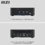 MSI - Cubi NUC AI 1UMG Mini Desktop - Intel Core Ultra 5-125H 2023 - 16GB Memory - Intel Arc Graphics - 1TB Storage - Black - Image 3