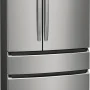 Frigidaire - Gallery 36 in. Wide 22.1 Cu. Ft. Counter-Depth 4-Door French Door Refrigerator with Internal Water Dispenser - Smudge Proof Stainless Steel - Image 3