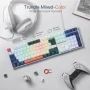 Redragon K668 RGB Gaming Keyboard, 108 Keys Wired Mechanical Keyboard w/Extra 4 Hotkeys Upgraded Hot-swappable Socket,Red Switch - Image 6