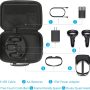 Case for Oculus Quest JSVER Hard Carrying Case for Oculus Quest 1 VR Gaming Headset and Controllers Accessories Portable Travel Storage Case for Oculus Quest with Shoulder Strap (Black) - Image 2