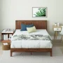 Zinus Vivek 37" Deluxe Wood Platform Bed Frame with Headboard, Twin - Image 2