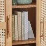 Better Homes & Gardens Springwood Caning Storage Accent Cabinet, Light Honey Finish - Image 5