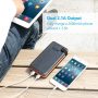 A ADDTOP Solar Charger Power Bank - 25000mAh Portable Solar Phone Charger with 4 Solar Panels 3A Fast Charge External Battery Pack for Phones Tablets Outdoor Camping - Image 4