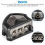 1 x 0 Gauge input 3 x 0 Gauge Output Audio Power Ground Amp Distribution Block - Image 2