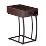 New Haven Walnut USB Port Side Table - Image 6