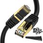 Cat 8 Ethernet Cable, Zosion 2 Pack 15 ft High Speed 40Gbps 2000Mhz Internet Patch Cable Cord, Heavy Duty 26AWG Shielded Cat8 LAN Network Cable with RJ45 Connector for Router, Modem, PC, Gaming, Xbox - Image 2