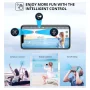 4DRC v8 with 1080P HD Camera for Adults and Kids for Adults and Children FPV RC Quadcopter with LED Lights and Optical flow Sensor, 2 Batteries, Black - Image 6