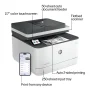 HP - LaserJet Pro MFP 3101sdw Wireless AI-Enabled Black-and-White All-in-One Laser Printer - White - Image 3