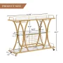 Forbin Metal Bar Cart - Image 4