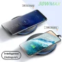 Wireless Charger Pad Stand Mobile Phone Chargers Fast Charging Dock Station For iPhone 16 15 14 13 12 Pro Max Samsung Xiaomi - Image 5