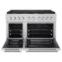 ZLINE - 48 in. Wide 8 Burner Paramount Double Oven Dual Fuel Freestanding Range with Gas Cooktop - Stainless Steel - Image 2
