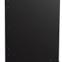 Zephyr - Solid Panel Ready Door Kit with Kickplate - Black - Image 1