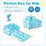 Kids Recliner Sofa Converts to Sleeper Bed for Boys Girls - Image 4