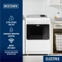 Maytag - 7.4 Cu. Ft. Smart Electric Dryer with Steam and Extra Power Button - White - Image 3