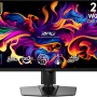 MSI - MPG 271QR QD-OLED X50 27" QHD Curved 500Hz 0.03ms Gaming Monitor G-SYNC FreeSync Premium Pro TB 400 (HDMI, DP, USB-C) - Metallic Black - RGB - Image 1