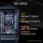 Thermaltake - LCGS Reactor 7897X Gaming Desktop AMD Ryzen 7 7800X3D 2023 32GB Memory Radeon RX 9070 XT 2TB SSD NVMe M.2 - Black - Image 2