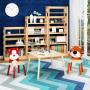 Solid Wood Children's Table Set With 2 Chairs - Image 6