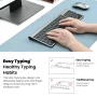 Wireless Keyboard and Mouse Combo, Cimetech Quiet Keyboard and Adjustable DPI Mouse Set, 2.4GHz USB Ultra Slim Silent Computer Keyboard and Mouse for Laptop, PC, Notebook, Desktop-Gray - Image 3