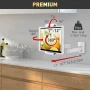 Barkan 7" to 12" Full Motion - 4 Movement Tablet Wall & Cabinet Mount, White, Firm Tablet Clamp, 360° Rotation - Image 2