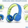 Nenos Kids Bluetooth Headphones Over Ear with Microphone for School, Wireless Kids Headset Bluetooth for Boys Girls Teens with HD Stereo Sound, Limited Volume, for iPad, Cellphone, Tablet, PC - Image 5