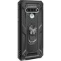 SaharaCase - Military Kickstand Series Carrying Case for LG Stylo 6 - Black - Image 1
