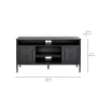 Better Homes & Gardens Oaklee TV Stand for TVs up to 70 in, Charcoal Finish - Image 4