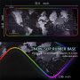 RGB LED Extra Large Soft Gaming Mouse Pad Oversized Glowing World Map 31.5x12'' - Image 5