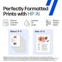 HP - Envy Inspire 7255e Wireless AI-Enabled AiO Inkjet Photo Printer w/ 3 Months of Instant Ink (+1 Bonus Month Ink w/ Code) - White & Sandstone - Image 3