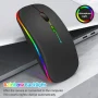 LED Wireless Mouse USB Rechargeable Bluetooth-compatible RGB Mouse Silent Ergonomic Mouse With Backlight For Laptop PC ipad - Image 2