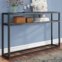 Swanage 50.25'' Glass Top Console Table - Image 2