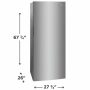 Frigidaire - 13 Cu. Ft. Garage Ready Convertible Upright Freezer - Fingerprint-Resistant Stainless Steel Look - Image 4