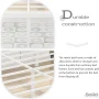 alazyhome 14 inch Metal Platform Twin XL Bed Frame with Heavy Duty Steel Slat Support, White - Image 4