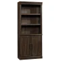 Better Homes & Gardens Glendale 5 Shelf Bookcase with Doors, Chalked Chestnut - Image 2