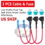 3 PCS 15 Amp Small Mini Fuse Holder Add Circuit Blade Style ATR Micro Fuses - Image 1