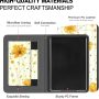 Ayotu Case for Kindle 10th Gen 2019 Released - with Auto Wake/Sleep, Lightweight Leather Hands-Free Stand Cover with Hand Strap (Not Fit Kindle Paperwhite or Kindle 2022), Yellow Flowers - Image 4