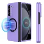 Elegant Choise Case for Samsung Galaxy Z Fold 5 5G Shockproof Magnetic Phone Cover, Purple - Image 2