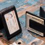 HOJ Co. IVAR Bifold Wallet With Money Clip | Super Strong Magnet | Front Pocket Wallet With Exterior ID Window (black) - Image 6