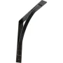 3 in. W x 14 in. H x 14 in. D Hammered Gray Morris Steel Bracket - Image 1