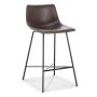 Paxton 24 in. Brown Counter Stool (Set of 3) - Image 5