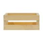 11.75 in. x 9.63 in. x 4.75 in. Small Wood Crate (4- Pack) - Image 3