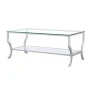 Saide Rectangular Glass Top Coffee Table Chrome - Image 4