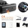 C4 LCD Display Speedy Universal Smart Battery Charger,Battery Capacity Analyzer for Rechargeable Batteries, aa Battery Charger, 18650 Battery Charger - Image 4