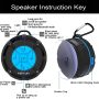 ASIYUN Shower Radios, Waterproof Speaker with Louder HD Sound, Portable Wireless Speaker with Suction Cup & Sturdy Hook, Built in Mic, for Bathroom, Pool, Beach, Outdoor (Blue) - Image 5