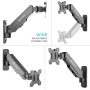 ONKRON Computer Monitor Wall Mount TV Bracket with Arm for 13 – 34 Inch Screens, Articulating TV Mount Extendable, Gas Spring Wall Monitor Mount, Monitor Arm Wall Mount, Monitor Mount Wall Black - Image 2