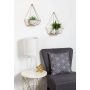 Prouve 14 in. x 7 in. x 15 in. Gold Metal Decorative Wall Shelf - Image 5