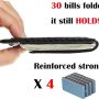 Travelambo Money Clip Front Pocket Wallet Slim Minimalist Wallet RFID Blocking - Image 1
