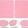 Car Registration and Insurance Holder, Car Accessories Vehicle Glove Box Car Organizer Women Wallet Case for Cards, Essential Document, Driver License by Cacturism, Pink | for Cards - Image 3
