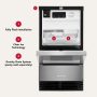 KitchenAid - 18 inch 35-Lb. Ice Maker - PrintShield Stainless Finish - Image 2
