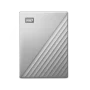 Western Digital 4TB WD My Passport Ultra, USB-C and USB 3.2 Gen 1, Portable External Hard Drive HDD, Silver - WDBFTM0040BSL-WESN - Image 1
